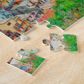 Manarola Cinque Terre Italien Küstenbemalung Puzzle (Seite)