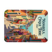 Manarola, Cinque Terre, Italien Magnet (Horizontal)
