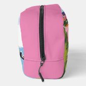 Manarola Cinque Terre Italien Mittelmeer Rosa Waschbeutel (Rechts)