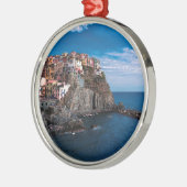 Manarola, cinque terre. Italien Ornament Aus Metall (Links)