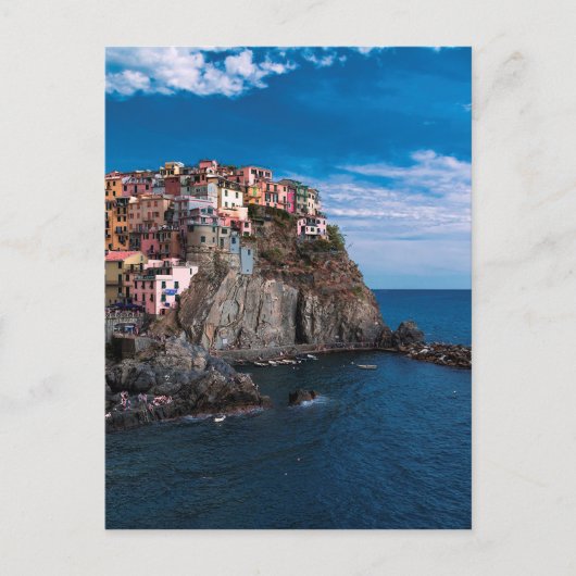 Manarola, Cinque Terre. Italien Postkarte (Vorderseite)