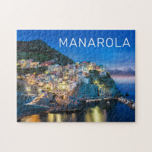 Manarola Cinque Terre La Spezia Italien Panorama Puzzle