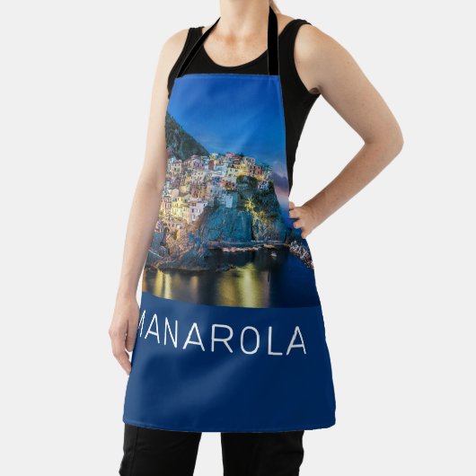 Manarola Cinque Terre La Spezia Italy Panorama Schürze (InSitu)