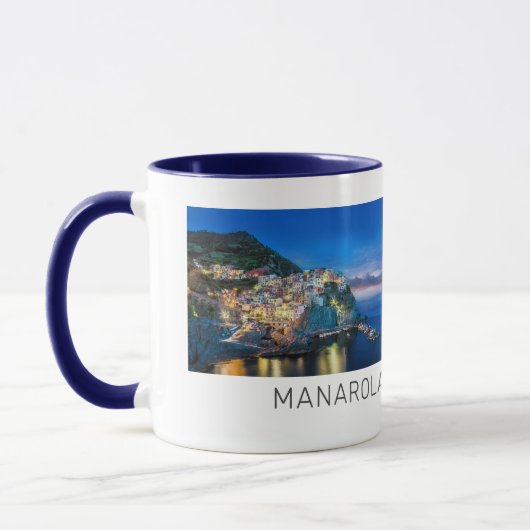 Manarola Cinque Terre La Spezia Italy Panorama Tasse (Links)