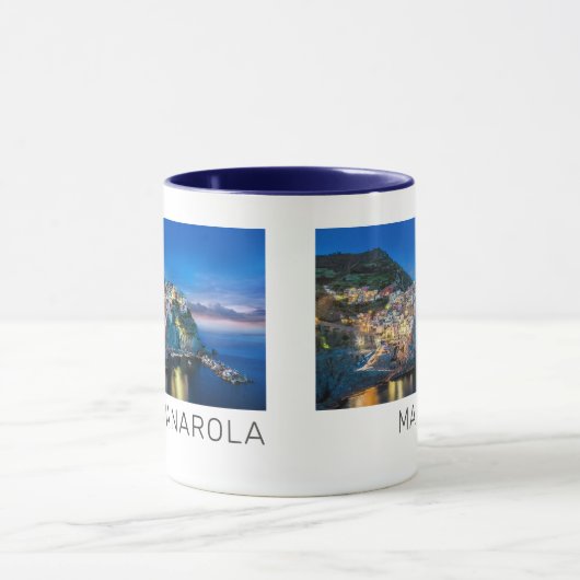 Manarola Cinque Terre La Spezia Italy Panorama Tasse (Zentrum)