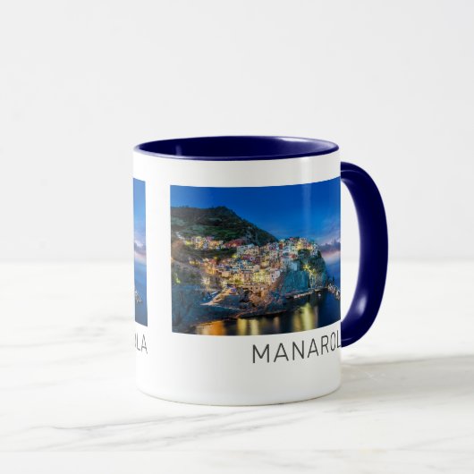 Manarola Cinque Terre La Spezia Italy Panorama Tasse (VorderseiteRechts)