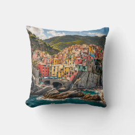 Manarola Cinque Terre Liguria Italien Europäische  Kissen