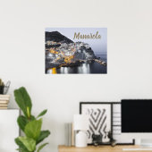 Manarola Cinque Terre Ligurien Italien Kunst, Dich Poster (Heimbüro)