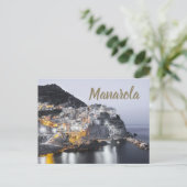Manarola Cinque Terre Ligurien Italien Kunst, Dich Postkarte (Stehend Vorderseite)