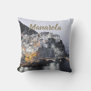 Manarola Cinque Terre Ligurien Italien Kunstgesche Kissen