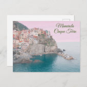 Manarola, Cinque Terre Postkarte (Vorne/Hinten)