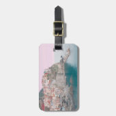 Manarola in Italien - Cinque Terre, Ligurien Gepäckanhänger (Vorderseite vertikal)