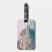 Manarola in Italien - Cinque Terre, Ligurien Gepäckanhänger (Rückseite vertikal)