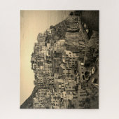 Manarola in Sepia Tones - Italien - 16x20 - 520 St Puzzle (Vertikal)