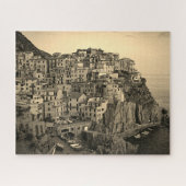 Manarola in Sepia Tones - Italien - 16x20 - 520 St Puzzle (Horizontal)