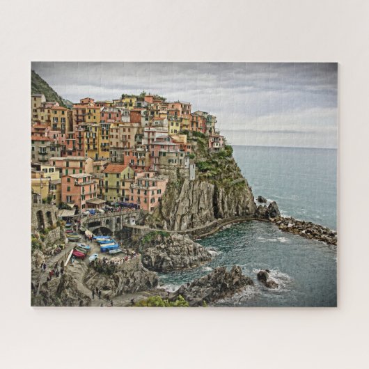 Manarola, Italien - Cinque Terre - 16x20 - 520 PC Puzzle (Horizontal)