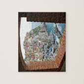 Manarola, Italien - Fensteransicht - 8x10 - 110 St Puzzle (Vertikal)