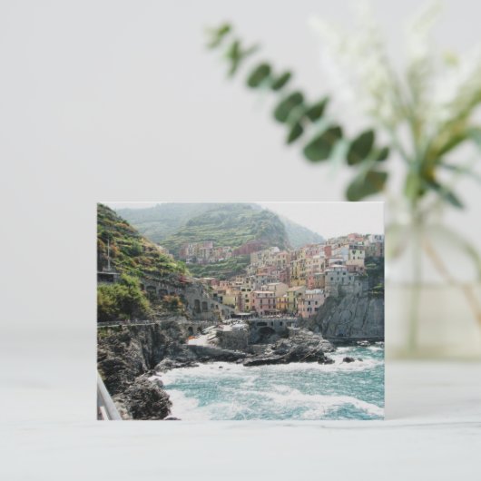 Manarola, Italien Postkarte (Stehend Vorderseite)