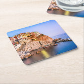 Manarola Italien Rechteckiger Pappuntersetzer (angewinkelt)