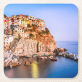 Manarola Italien Rechteckiger Pappuntersetzer (Vorderseite)