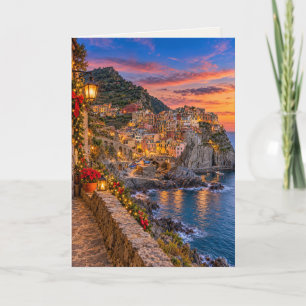 Manarola Italien Weiße Weihnachten