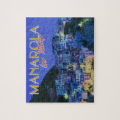Manarola Italy Summer Travel Postcard Puzzle (Vertikal)