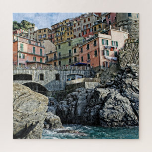 Manarola Italy Travel Adventure - 20x20 - 676 Stk. Puzzle