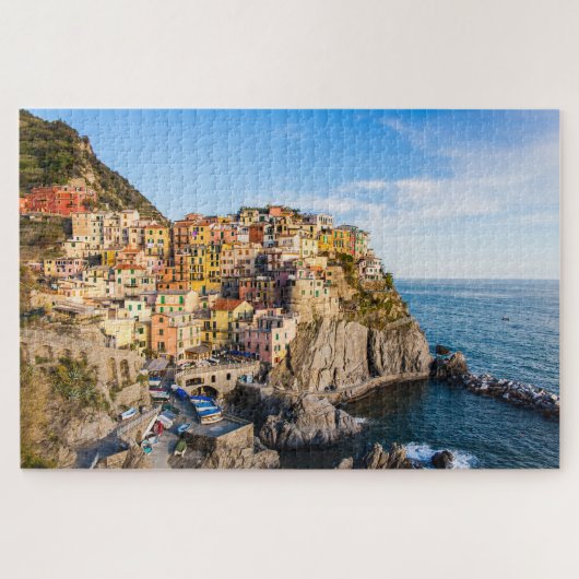 Manarola landschaft, Cinque Terre, Italien Puzzle (Horizontal)