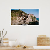 Manarola Panoramasicht Poster (Küche)