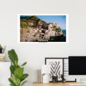 Manarola Panoramasicht Poster (Heimbüro)