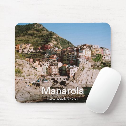 Manarola Panoramic View Mousepad (Mit Mouse)