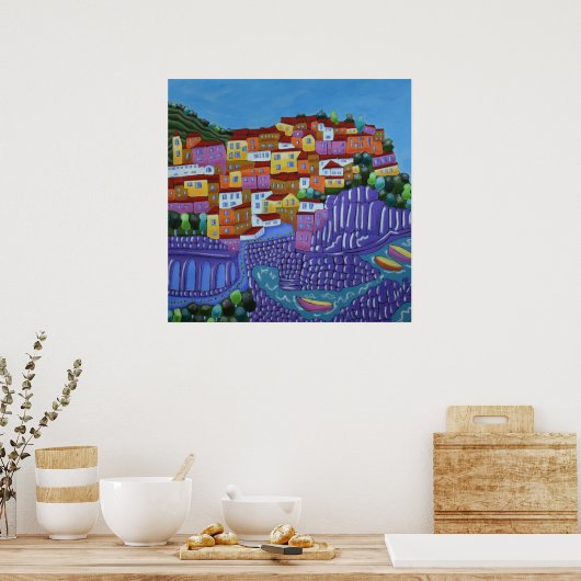 Manarola Poster (Küche)