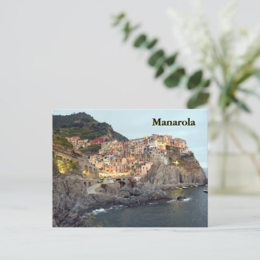 Manarola Postkarte (Stehend Vorderseite)