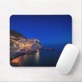 Manarola Stadt im Cinque Terre im Abend Mousepad (Mit Mouse)