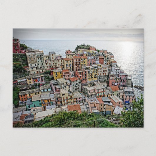 Manarola - The Cinque Terre - Italy Postcard Postkarte (Vorderseite)