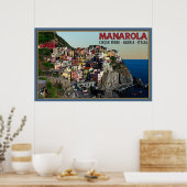 Manarola Town Poster (Küche)