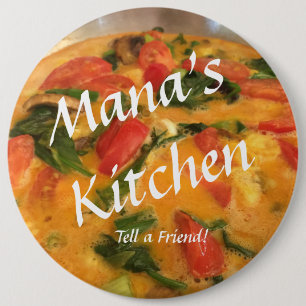 Manas Kitchen-Abzeichen Button