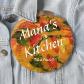 Manas Kitchen-Abzeichen Button (Beispiel)