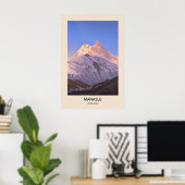 Manaslu Berg Himalaja Poster (Heimbüro)
