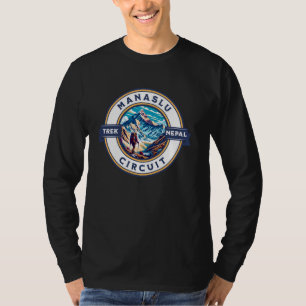 Manaslu Rundgang Trek Trekking in Nepal Berg Hi T-Shirt