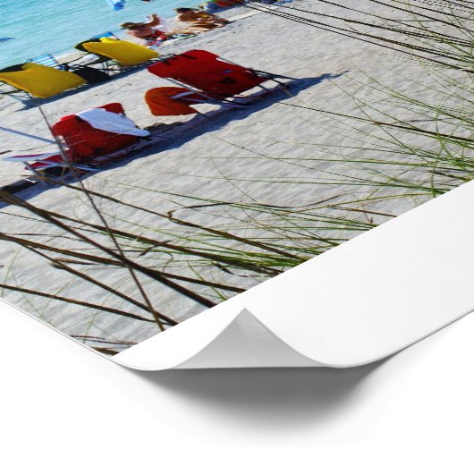 Manasota Gulf Beach Poster (Ecke)