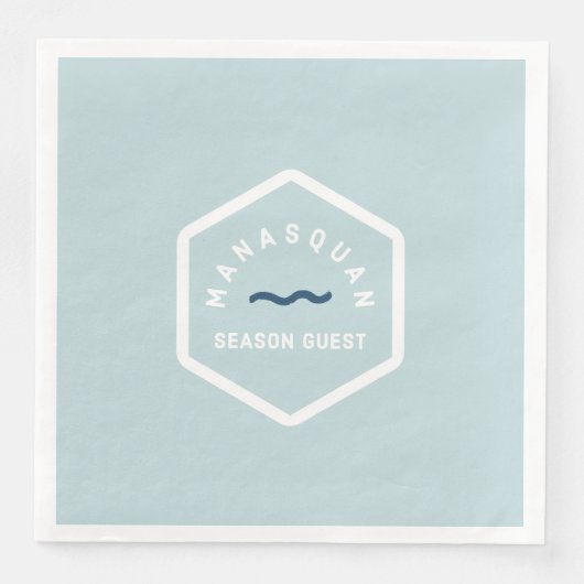 Manasquan Beach Abzeichen Napkins Serviette (Vorderseite)