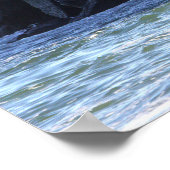 Manasquan Jetty Waves Poster (Ecke)