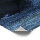 Manasquan Jetty Waves Poster (Ecke)