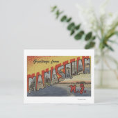 Manasquan, New Jersey - Große Buchstabenszenen 2 Postkarte (Stehend Vorderseite)