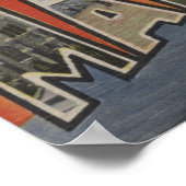 Manasquan, New Jersey - Große Buchstabenszenen Poster (Ecke)