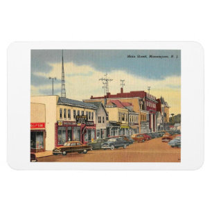 Manasquan NJ, Main St, Vintag Magnet