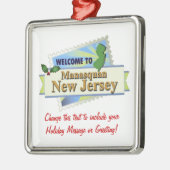 Manasquan NJ Ornament Aus Metall (Links)