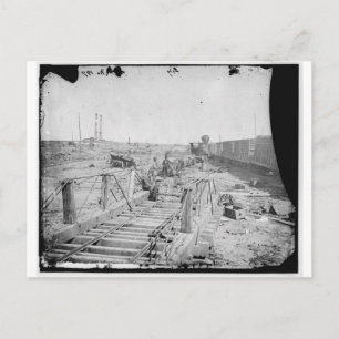 Manassas, Va. Orange und Alexandria Eisenbahn Postkarte