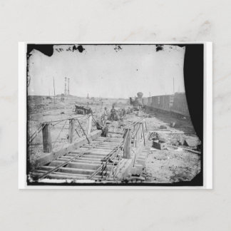 Manassas, Va. Orange und Alexandria Eisenbahn Postkarte